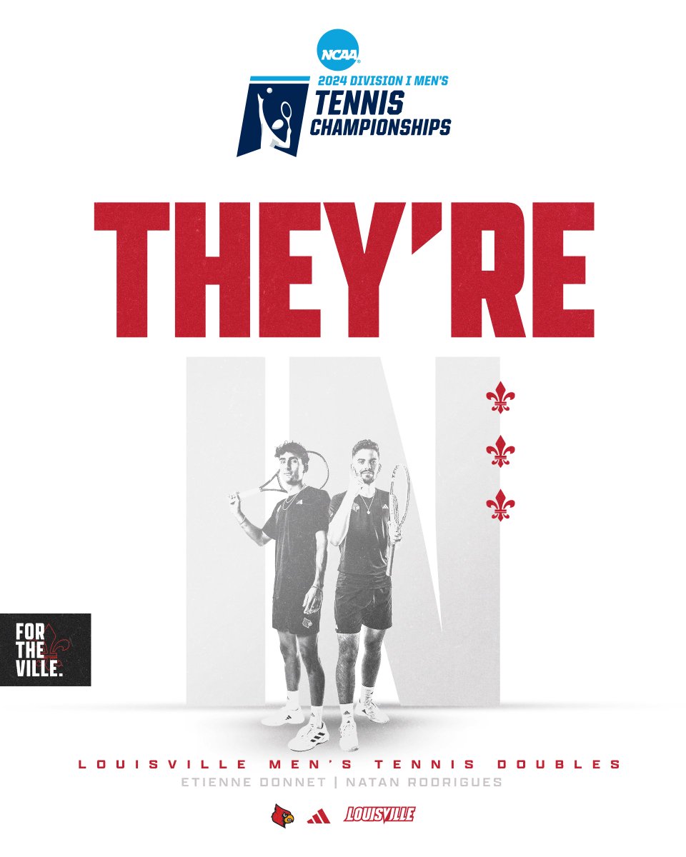 They're In ‼️ Etienne and Natan will head to Stillwater in three weeks to compete in the NCAA Doubles Championship 🏆 They're slated to be a top-8 seed, making them ITA All-Americans 🏅 Details: uofl.me/4aNWUY9 #GoCards