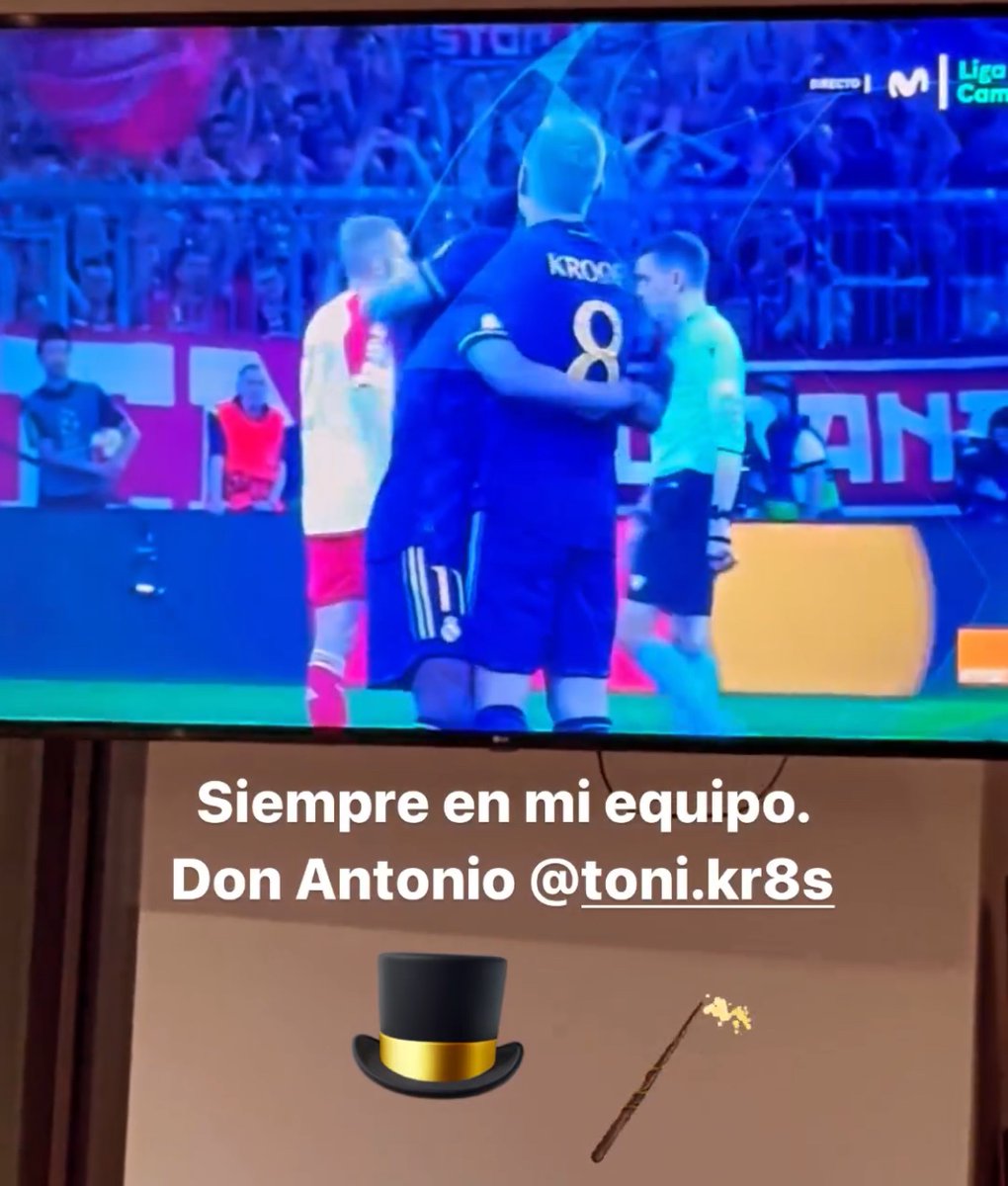 📱 Sergio Ramos: “Always in my team. Don Antonio.”