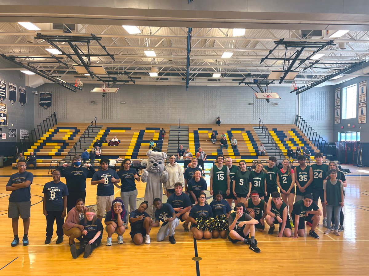 SchetterBHS's tweet photo. A fun day of basketball for the BHS Unified Team as we hosted the Cornwall Dragons @CWallDragons !! https://t.co/SAYrPfqX95
