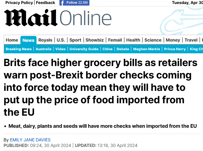 edwinhayward's tweet photo. Brexit appears to have finally broken the Daily Mail. They've published an honest headline about the subject for once.

Have they tried switching the newspaper off and on again? https://t.co/hKpeq6EA3Q