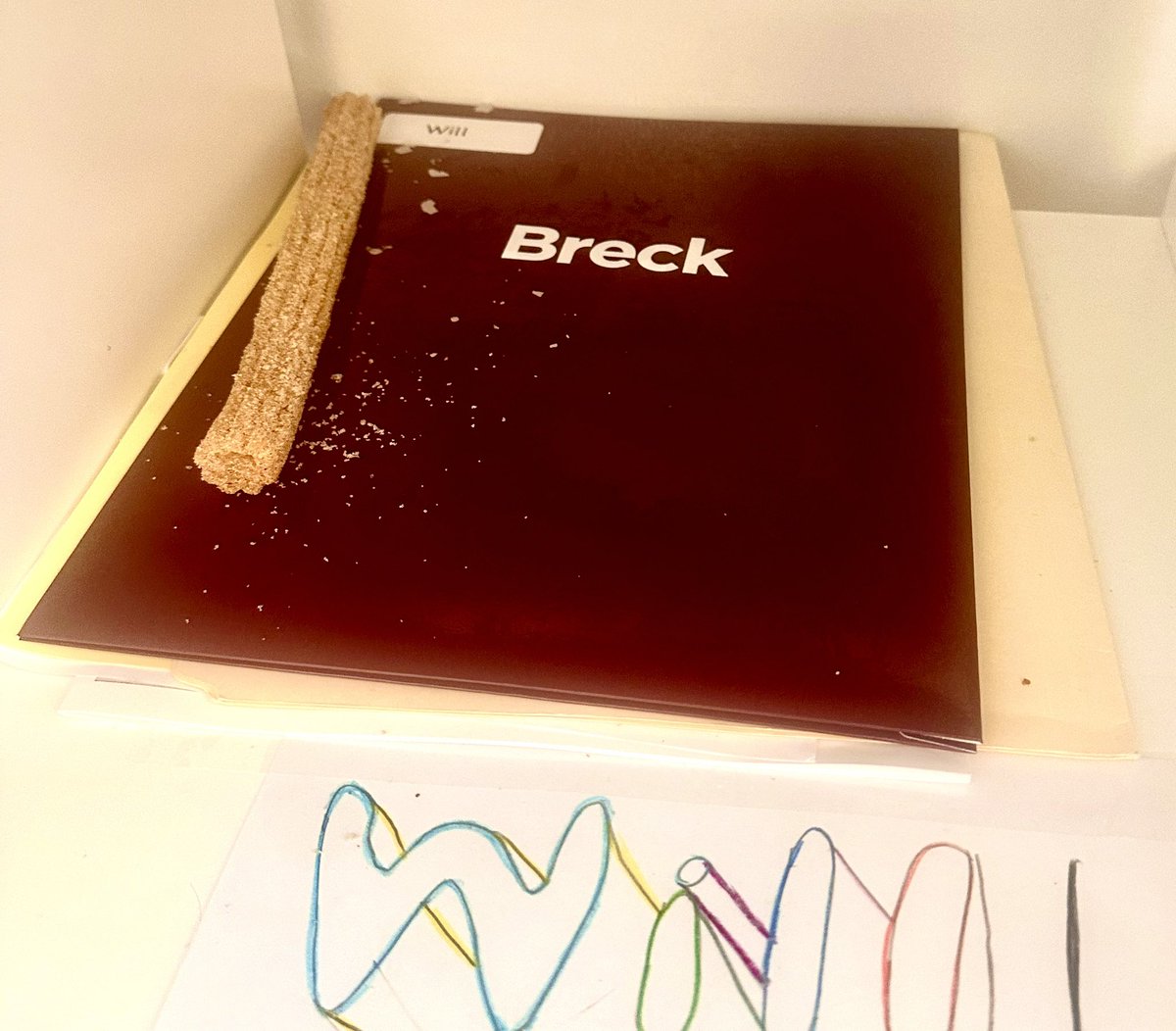 If I had any doubt, my visit to Breck School in Minnesota only confirmed that middle schoolers are the exact same everywhere. Exhibit A: This kid left a random churro in his cubby.