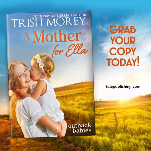 They both desperately need a second chance… Take a loving trip to the outback in A MOTHER FOR ELLA by @MoreyTrish today: bit.ly/3WoKNwe #readztule #holiday