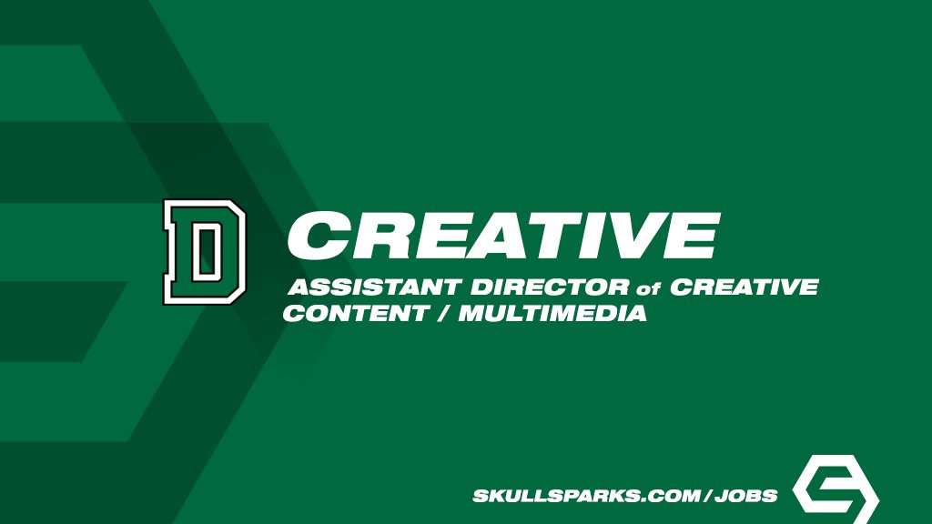 New opportunity with @dartmouthsports Asst Director of Creative Content - Multimedia Hanover, New Hampshire tinyurl.com/4cwcuf5h SkullSparks.com/jobs