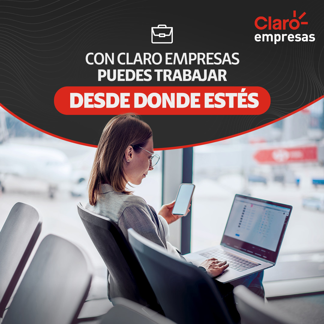 Claro empresas es conectividad en donde sea que te encuentres🌎💼. Está atento a tu negocio cada momento gracias a nuestra tecnología innovadora😆. Ingresa aquí para más información bit.ly/4bcbFE5 🤩