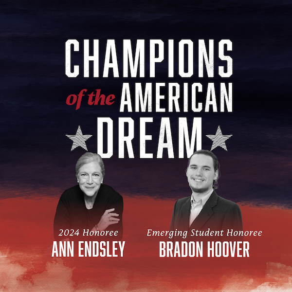 ONE DAY LEFT to register for the 2024 Champions of the American Dream event. Join us tomorrow at 5:30 p.m. for inspiring talks, networking and celebrating the spirit of entrepreneurship! Attendance & parking are FREE, light refreshments included. Register: ow.ly/vRTf50RluB7