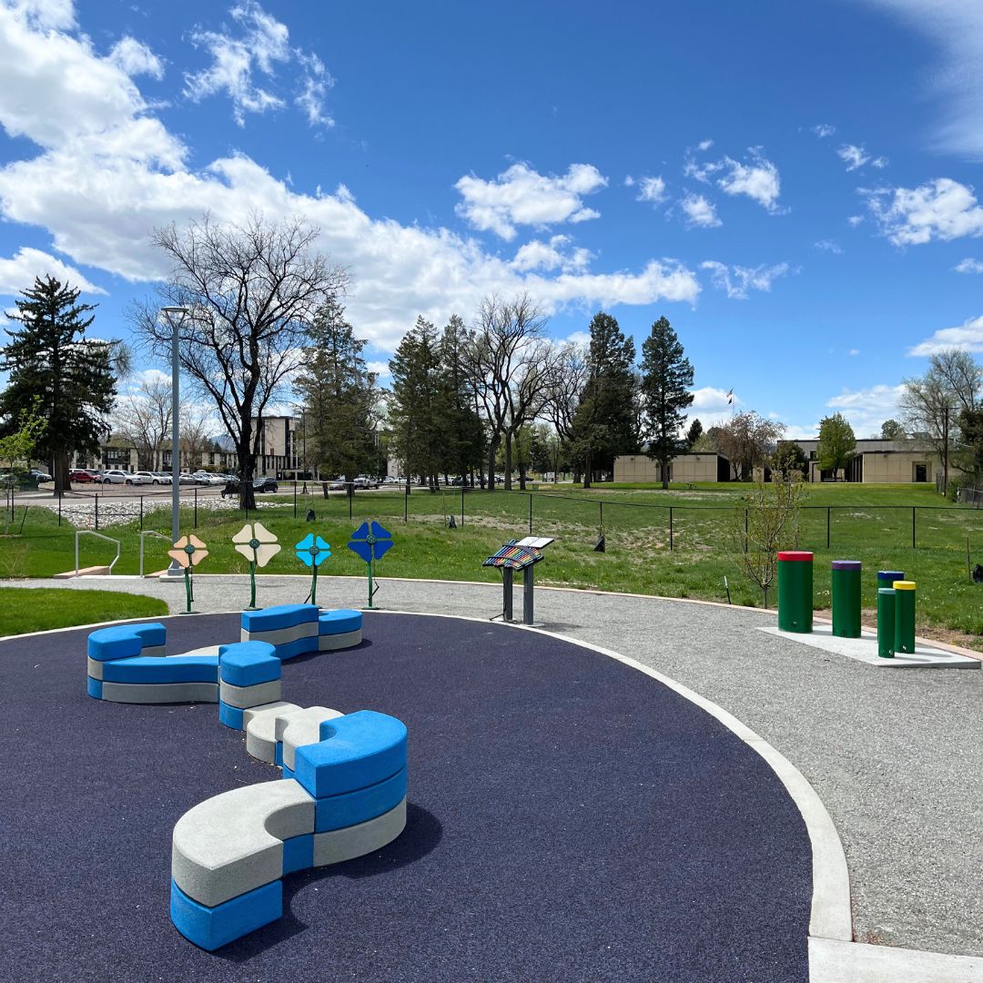 🌞🎶 Step outside and into our new outdoor space at the Sheridan library! With musical instruments, open seating and beautiful spring weather, it's the perfect spot to relax, play some tunes, and enjoy the fresh air. 🌳🎵 #OutdoorOasis #SpringAtTheLibrary