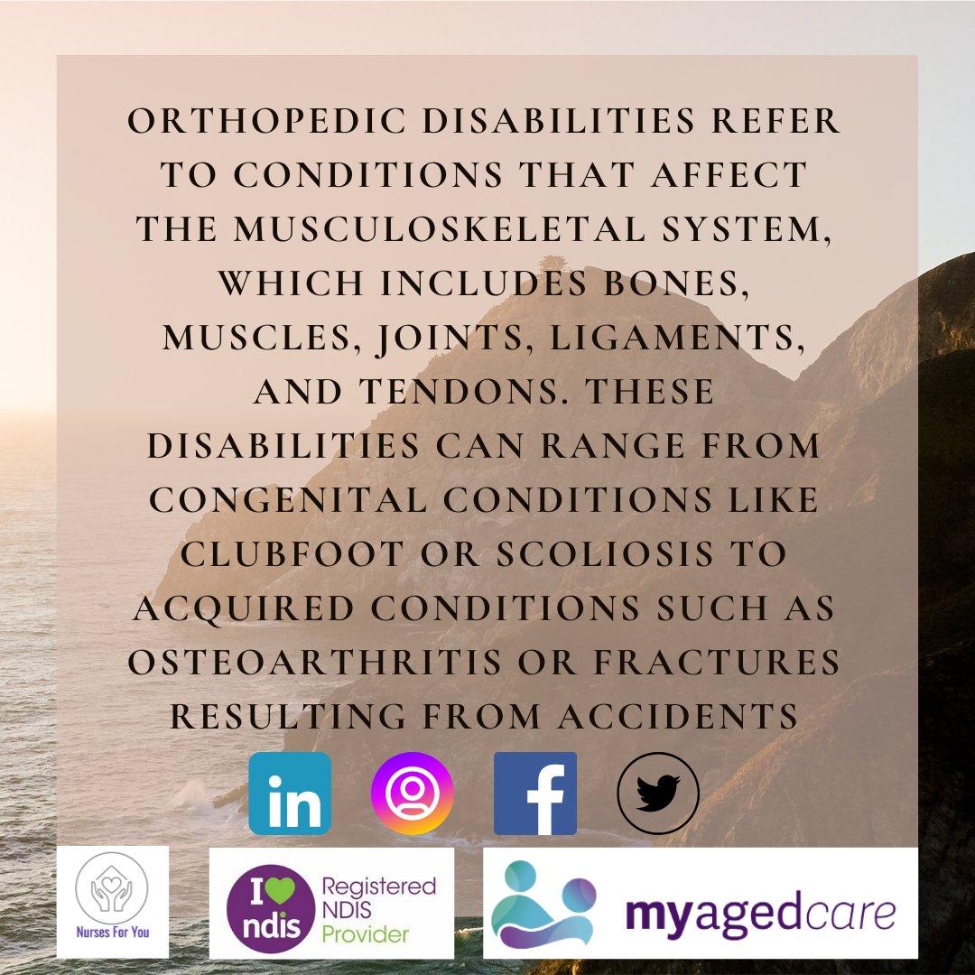 #OrthopedicDisabilities #Inclusion #Accessibility#InclusionMatters #CentalCoast
#NDISProvider #Equality #DisabilityAwareness #NureseForYou #SelfFunded #AgedCare #MyAgedCare