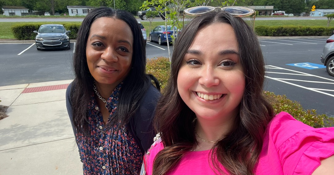 Rockin' the pink for women's health awareness! Our staff is showing their support in style. #PinkOut #WomensHealth #SupportTheCause