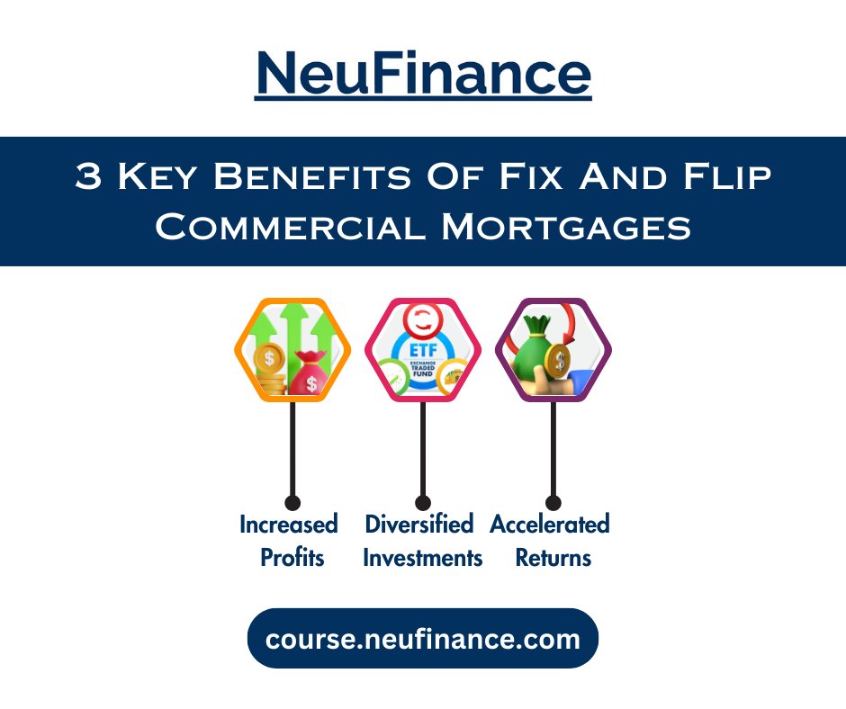 Looking to elevate your investment game?

Fix & Flip Commercial Mortgages offer 3 key benefits: soaring profits, portfolio diversification, and accelerated returns. 💰💼✨

#NeuFinance #RealEstateInvesting #CommercialMortgages #FixAndFlip