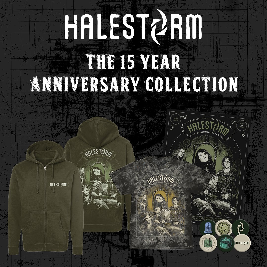 Freaks! We're keeping the love going for the 15th anniversary of our debut album with a special merch collection including CD and vinyl available now on our website! Get yours today🤘