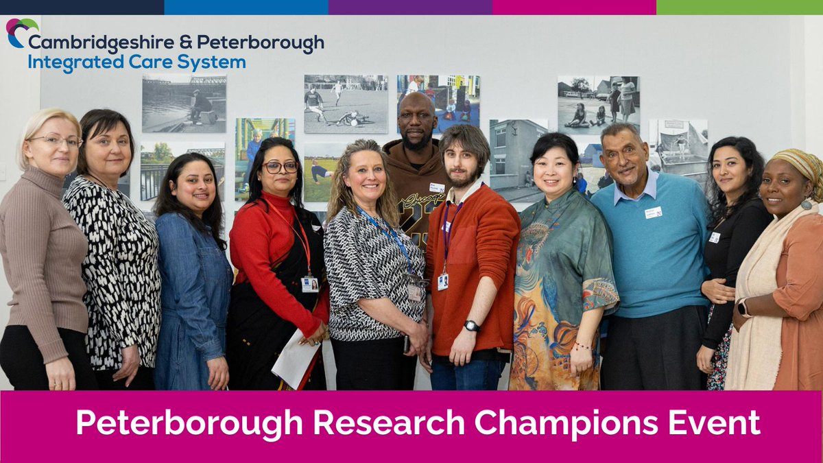 Another fantastic session today with Health Research Champions Team today, at @PeterboroughCVS @CambsPboroICS @NIHRresearch @NIHR_RSS providing feedback and ideas, planning for next steps, contributing to the future of health @PhilippaBrice 
#healthresearch #NHS #NIHR