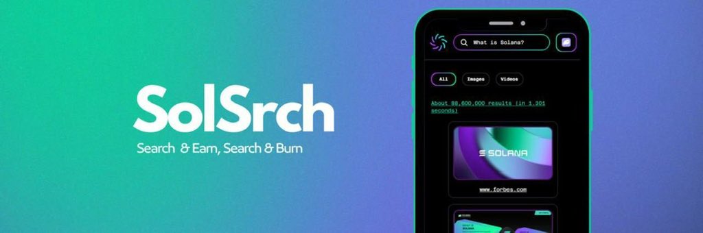 Hey guys 

First Search Engine on solana with Search 2 Earn & Search 2 Burn feature! Search, Earn, SendEmail with @solsrch_com

TG: t.me/SolSrch
WEB: Solsrch.com
SrchMail: srchmail.solsrch.com
SearchEngine: app.solsrch.com