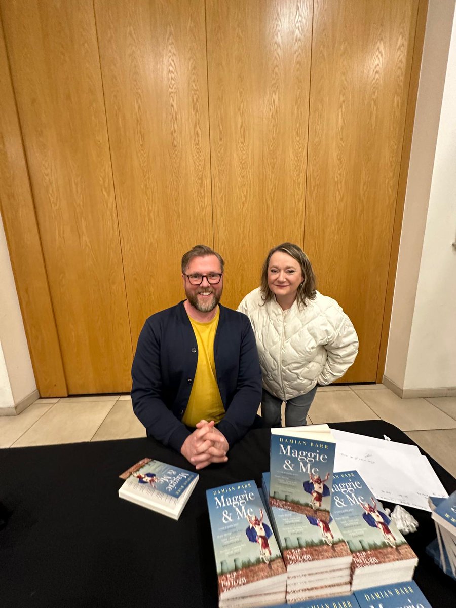 Great to see  @Damian_Barr at @AyeWrite back at the Mitchell.  I'm already adoring the book, so beautiful and evocative.  Looking forward to @TronTheatre .