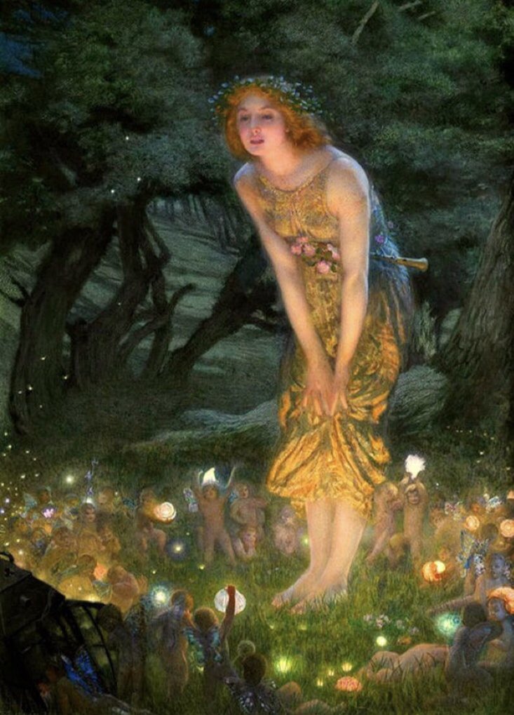 #Beltane, an ancient Celtic festival of fire &amp; fertility, is celebrated on #1stMay. Faery magic is now at its peak, as the veil between the worlds is thin. The fae are very tricky, but iron or salt placed across the doorstep will protect your home. #MayDay #LegendaryWednesday