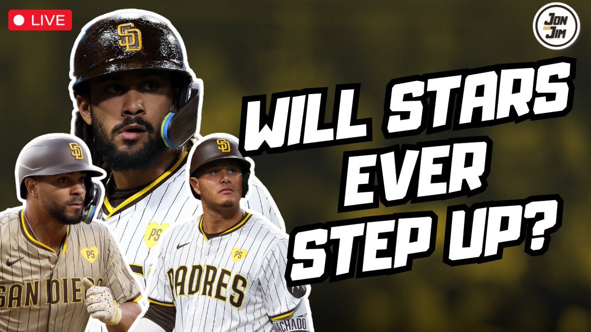 We’re underway! - #Padres look lifeless in 5th straight loss - Stars NEED to be stars - @DarnayTripp 4p - Is this it for LeBron with the #Lakers? - The Wrap - @AllenSliwa 5p - Jim’s backpage 📺 youtube.com/live/AVXFQ7TkG… 📱 SportsSD.com/listen
