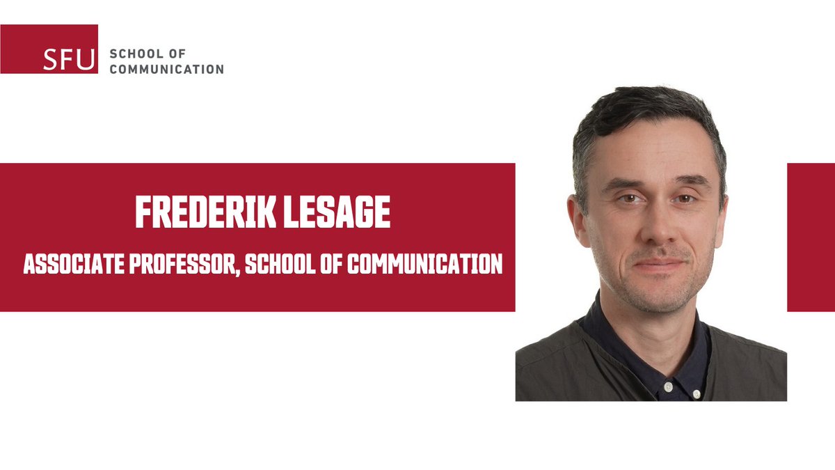 Recently, School of Communication professor Frederik Lesage gave his thoughts on how he uses AI as part of the curriculum in his teaching. Check out the full story here: sfu.ca/vpacademic/new…