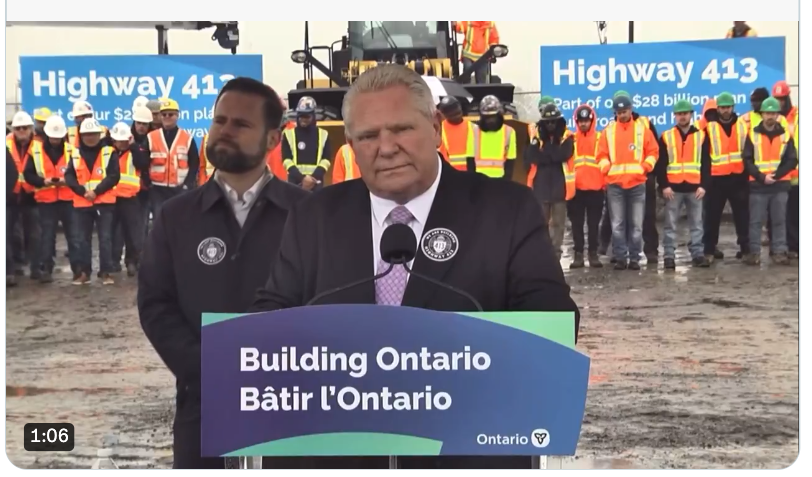 @ColinDMello Since he's announcing they're starting this fall #StopHwy413 why did @fordnation hire these actors posing in Day-Glo to clap for him, today?
cbc.ca/news/canada/to… We all know subsidizing trucks to use the 407 would cost Ontario far less than building Highway 413 @envirodefence
