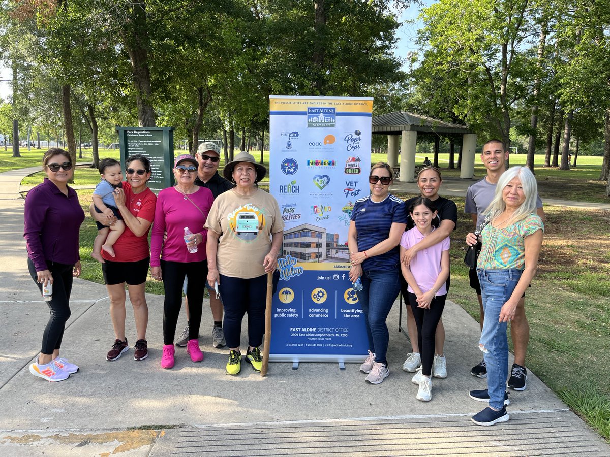 Two miles completed! All are welcome to join the REACH initiative as we continue to promote active living health styles. Submit your completed challenge at aldinedistrict.org/reach for your chance to win a prize! Stay tuned to see where we’ll meet up next.