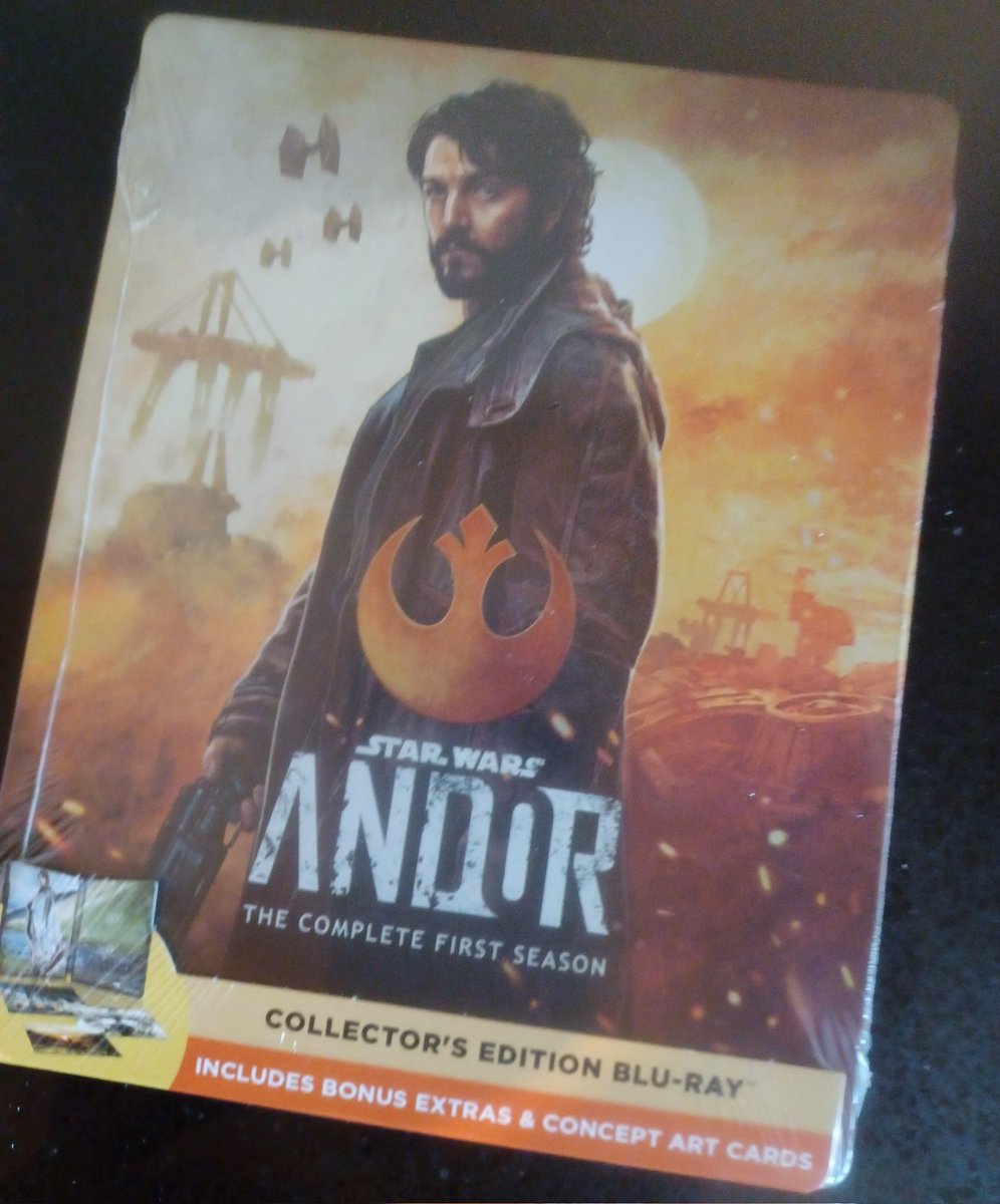 Unfortunately, the blu-ray player won't arrive for another couple of days. #Andor