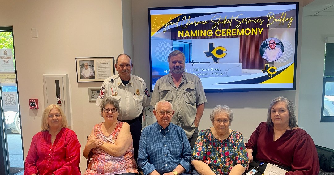 Today, we honored Mr. Wayland Clearman and celebrated with his family by naming the Wayland Clearman Student Services Building. This building, located at 308 Trunk St., Crandall, is where we welcome all our new families into Crandall ISD.