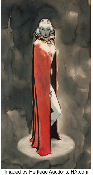 @sinderinister Milton Caniff made this portrait of Dragon Lady as a gift for Orson Welles: