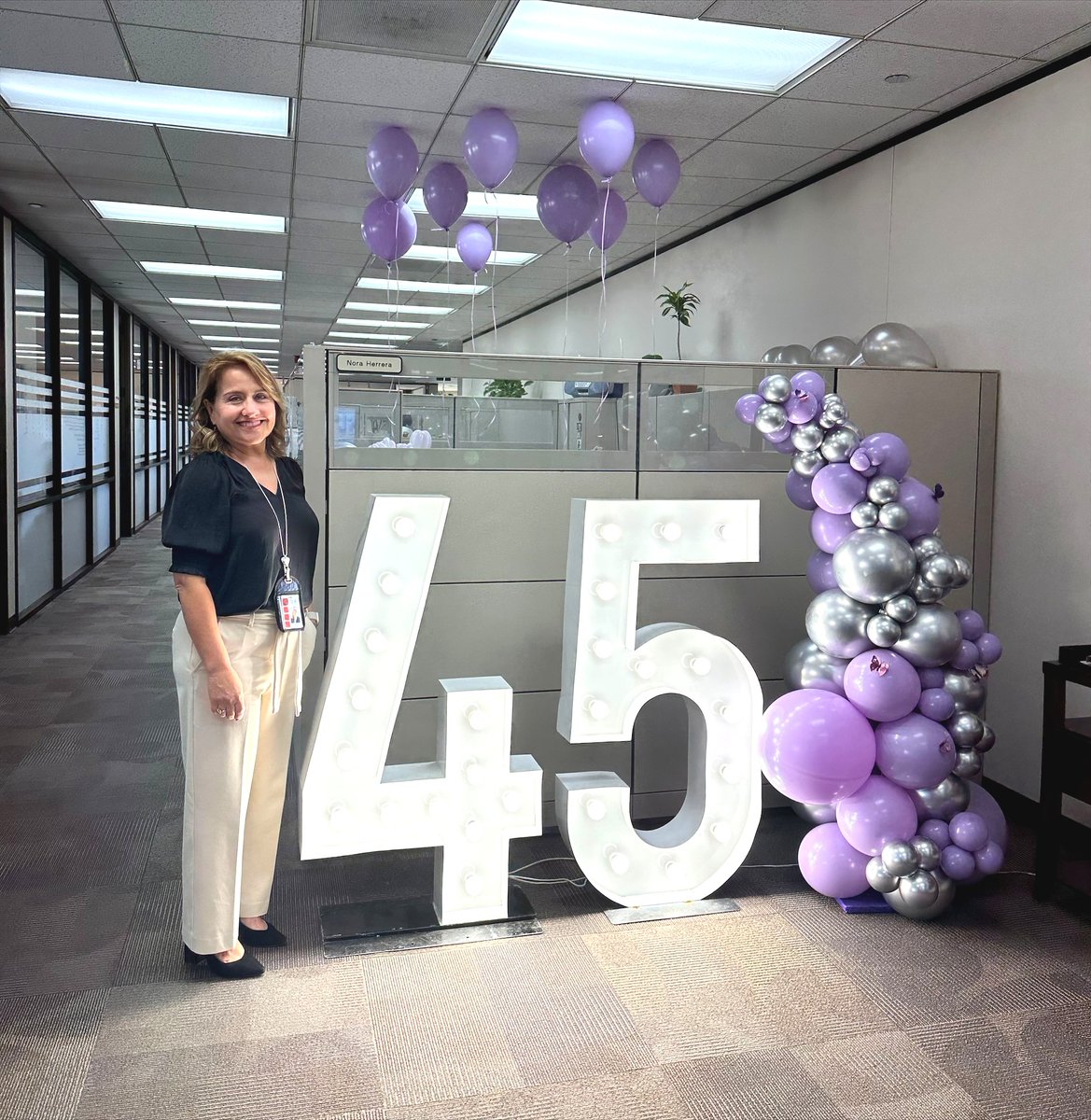 It’s not every day you get to celebrate an employee’s 45th work anniversary! 👏 Nora says, “Reflecting on 45 years at El Paso Electric fills me with gratitude for the countless connections made, challenges overcome, and memories cherished.' Like this post to congratulate Nora! 💜