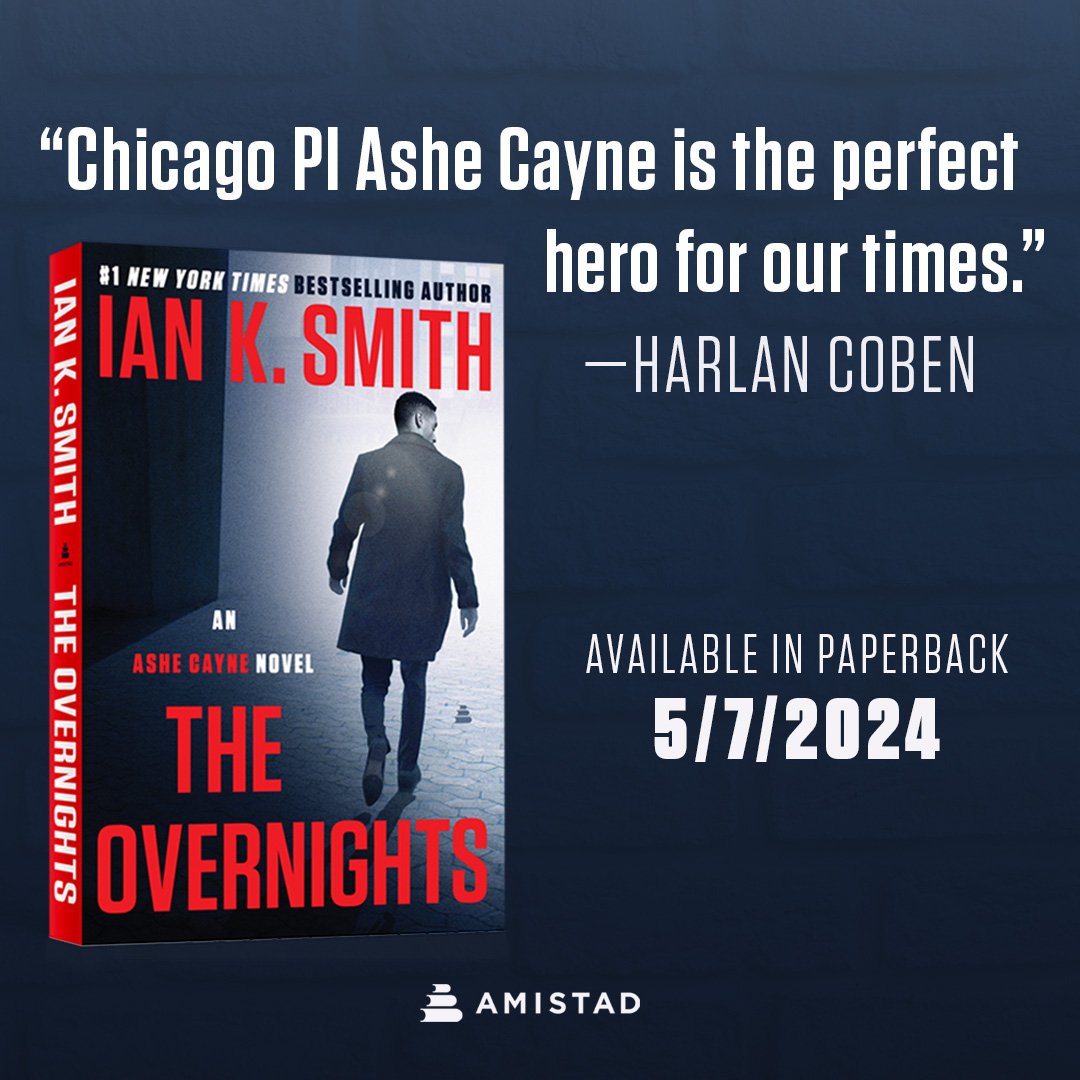 #1 New York Times bestselling author @DrIanSmith brings back former Chicago detective turned private eye Ashe Cayne in this eagerly anticipated mystery involving news ratings, race, and revenge. Available in paperback next week!