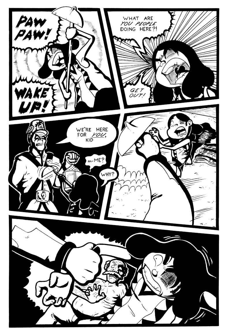 We're here for YOU, kid
#action #adventure #story #comic #graphicNovel #oc #art #lineArt #artist #traditionalArt #ink #pen #drawing #blackandwhite #artistsonx