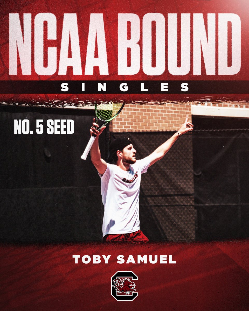 HE'S IN 🔥 Toby earns an at-large bid to the NCAA Singles Tournament as the No. 5 overall seed 👀