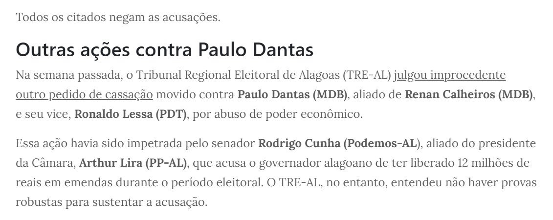 ⚫️A acusação se deu em torno do programa “Escola 10”, que premiava alunos da rede pública do de Alagoas com bolsas que chegavam a R$ 2 mil por mês. Até a data do pleito, foram distribuídos 120 milhões de reais. Mano, é desesperador o que acontece em Alagoas! Terra sem Lei!