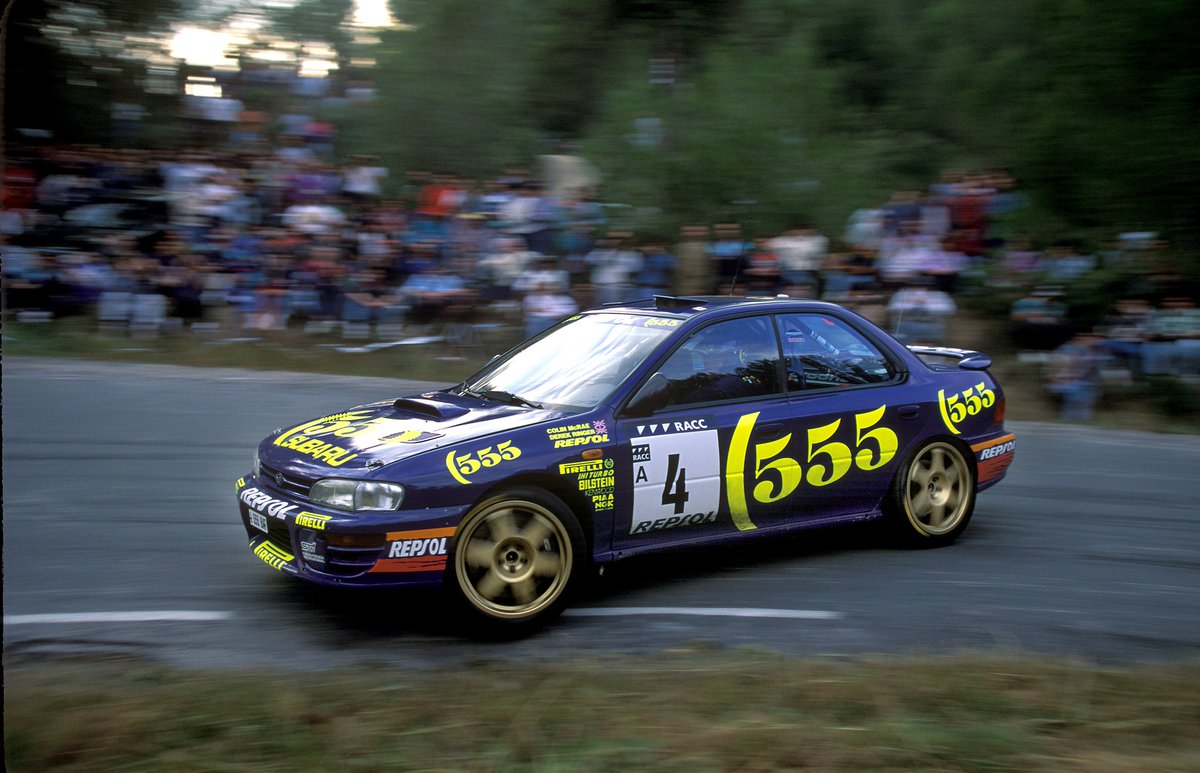 Colin McRae / Derek Ringer, Subaru Impreza 555  
Rallye Catalunya 1995 🇪🇸 2nd O/A, 555 SWRT 🏁 

📸 Derrapagens 🏁