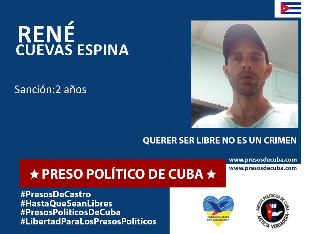 Nuestra misión es visibilizar a los #PresosDeCastro, y luchar con compromiso por cada uno de ellos #HastaQueSeanLibres 🇨🇺⛓️🙏 #BastaYA #LibertadParaLosPresosPolíticos #LibertadParaLosPresosPoliticos @cubanoslibresuy