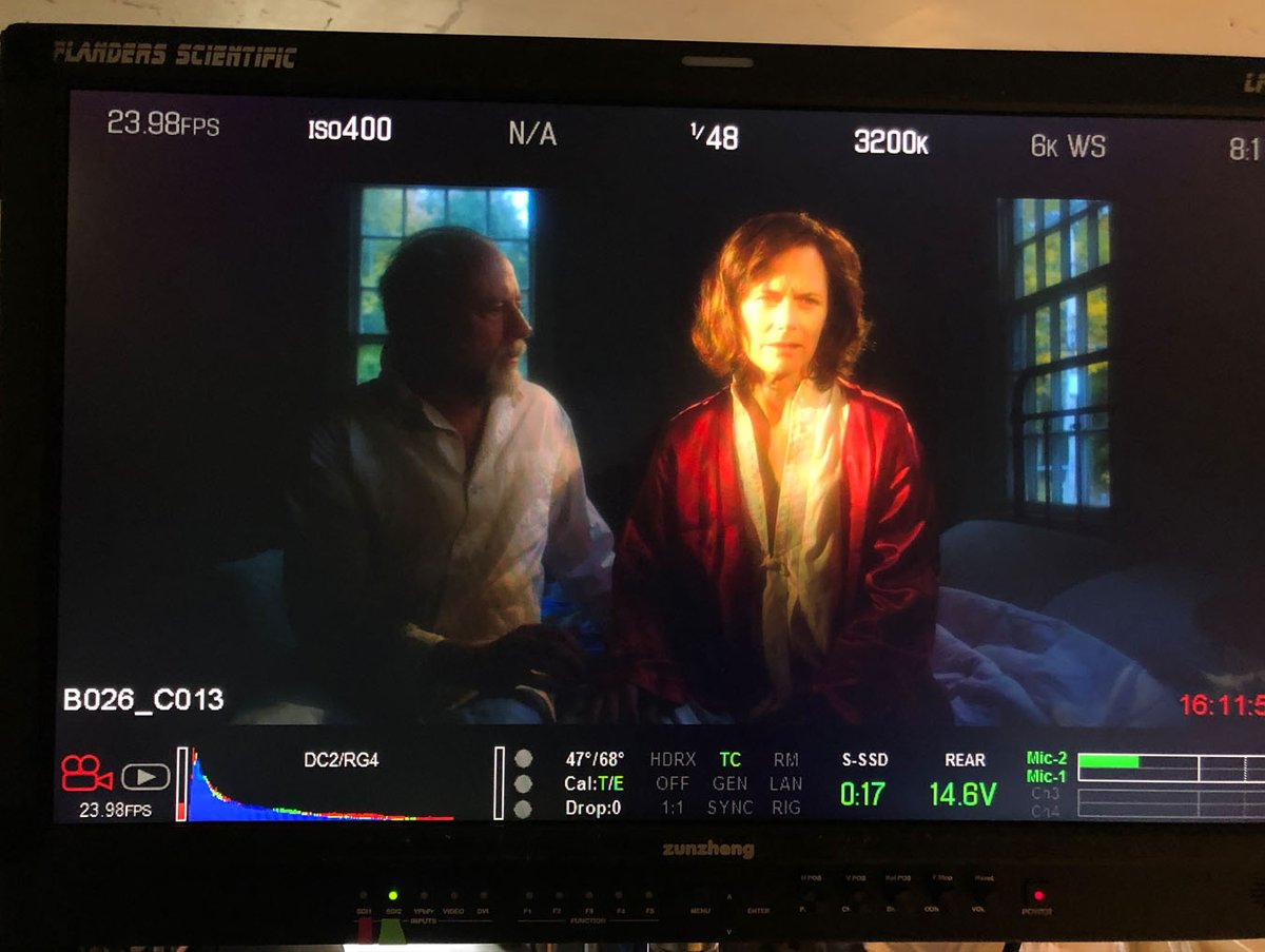 Filming ALCHEMY OF THE SPIRIT (Link in bio) I invite you to experience this film sensorially on every level. #BTS #indiefilm #film #supernatural #scifi #lovestory #art #grief #awardwinning #xanderberkeley #sarahclarke #cinematography #spirituality  #supportindiefilm #beautiful