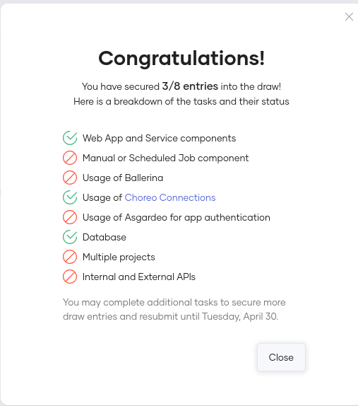 husni__faiz's tweet photo. Day 05 of #100DaysOfCode
Just wrapped up the #WSO2CodeChallenge at the last moment, and my app is officially live! Huge shout out to the @ChoreoDev team for having my back when I hit a roadblock.
I don't think I have ever put this much effort to gamble but it was fun. https://t.co/Kxv7BZfGSf
