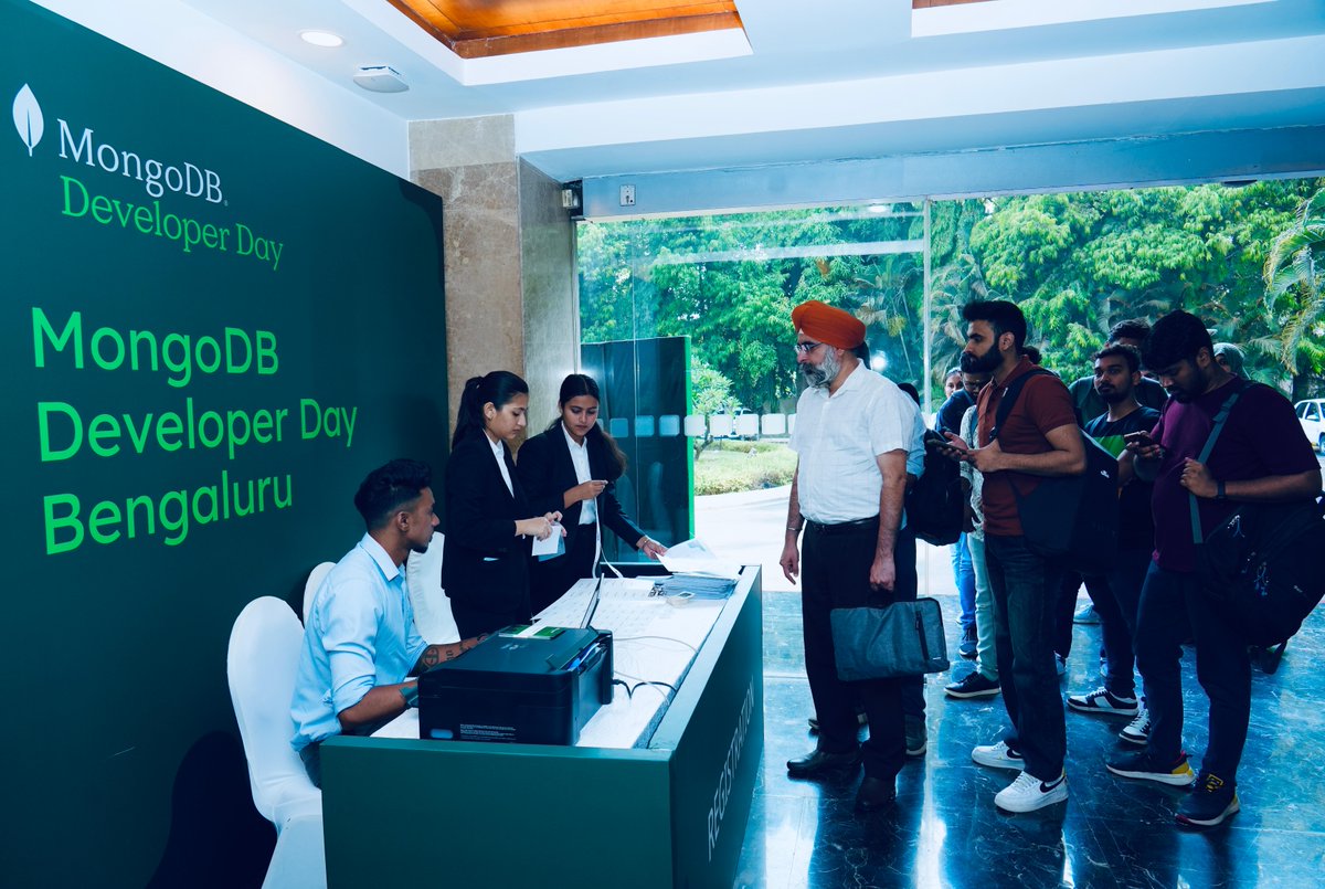 alexnikhit007's tweet image. .@MongoDB Developer Day Bengaluru was a huge success! 🌟 Thanks to everyone who joined us for a day filled with learning, networking, and building together. #DeveloperDays #LoveYourDevelopers