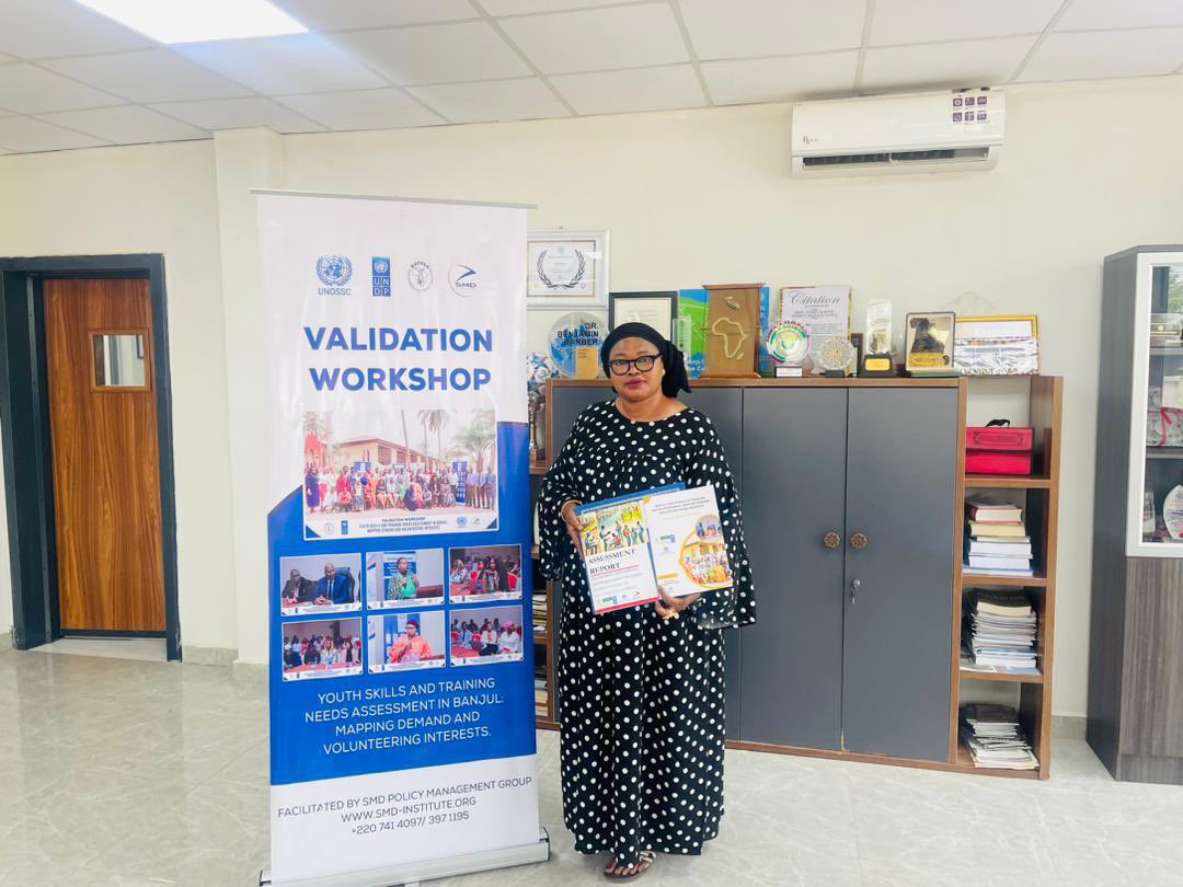 I am so excited that the Training Needs Assessment in Banjul: Mapping demand and volunteering interests report of the REFELA youth volunteerism project was finally handed over to me by the Consultant SMD Group who tirelessly work through a lot of consultations