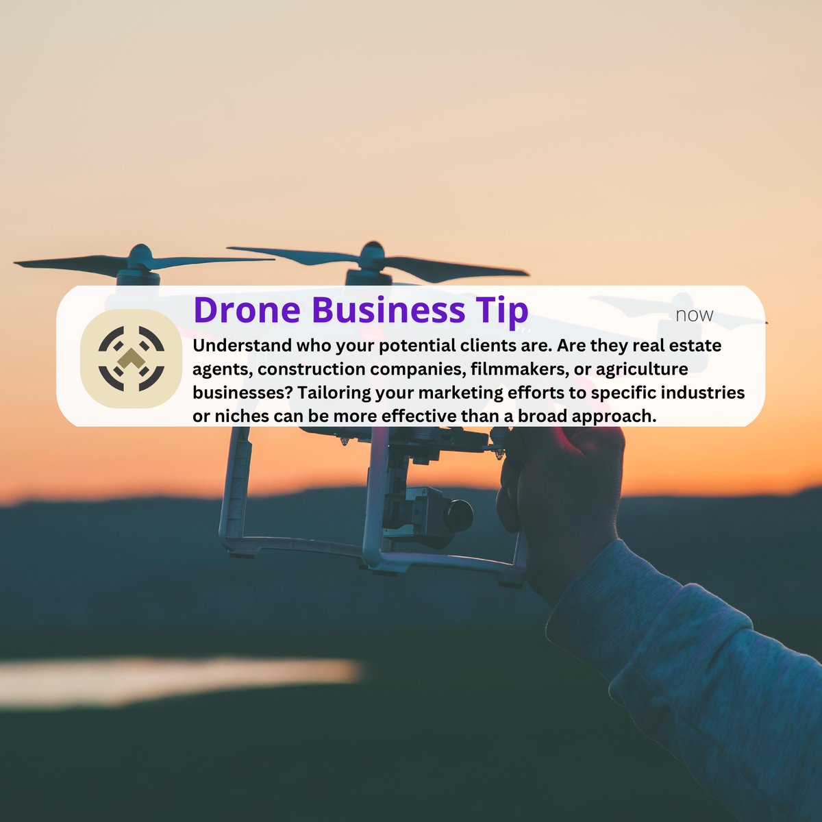 Know your audience, tailor your success. Whether it's real estate, construction, film, or agriculture, understanding your clients unlocks targeted marketing that drives real results. 

#droneservices #aerialphotography #dronestagram #dronelife
#dronepilot #droneshots #dronebus...