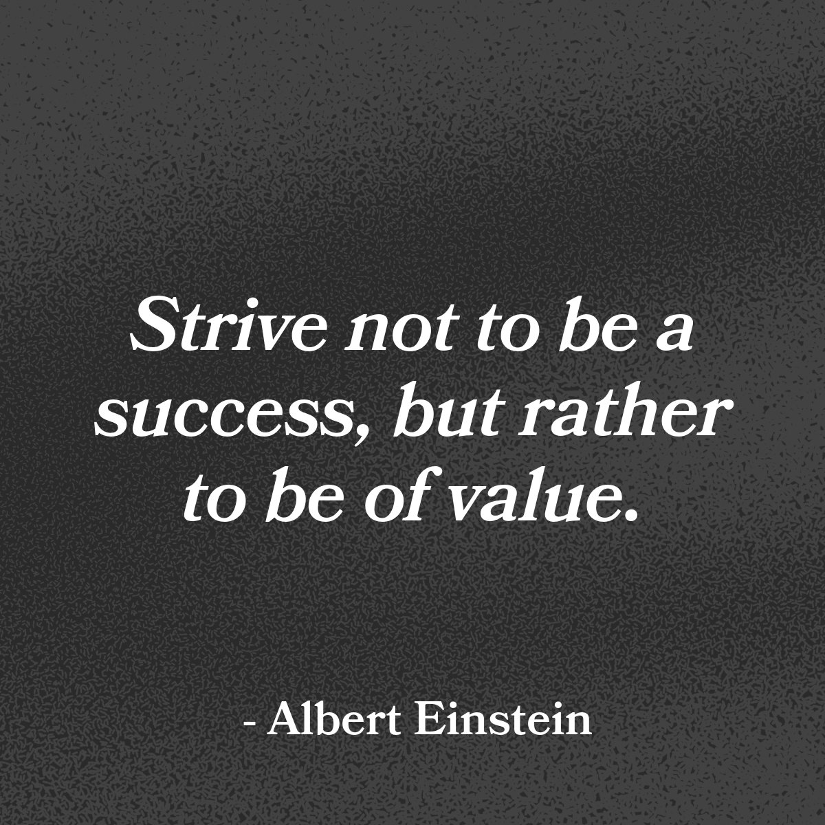 Aim to be valuable, not just successful. True worth comes from making a difference.

#motivational #SuccessTips #alberteinstein