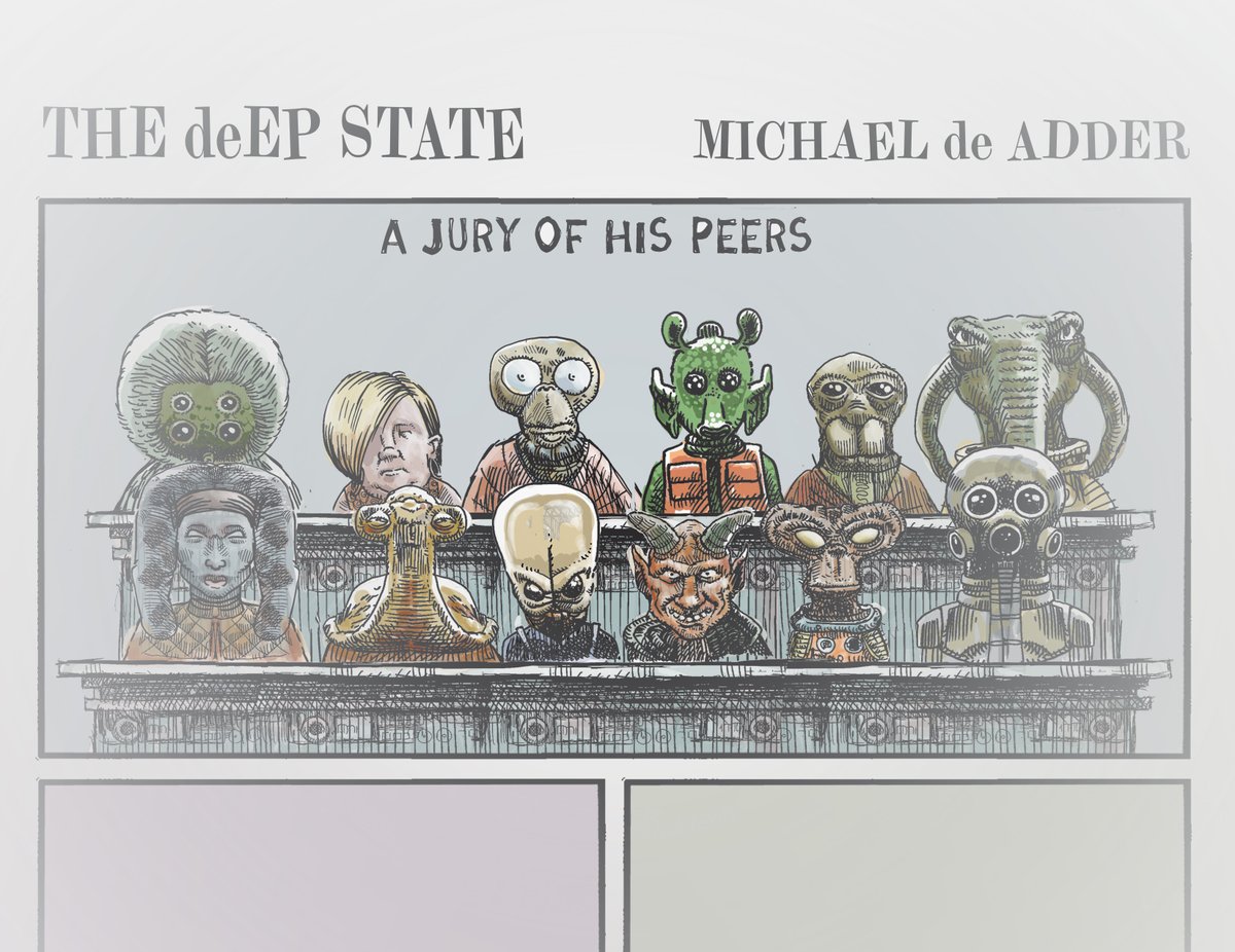 Sneak preview for this week's The MAGA Strikes Back from THE deEP STATE by Michael de Adder   

Tomorrow on:  deadder.substack.com patreon.com/michaeldeadder