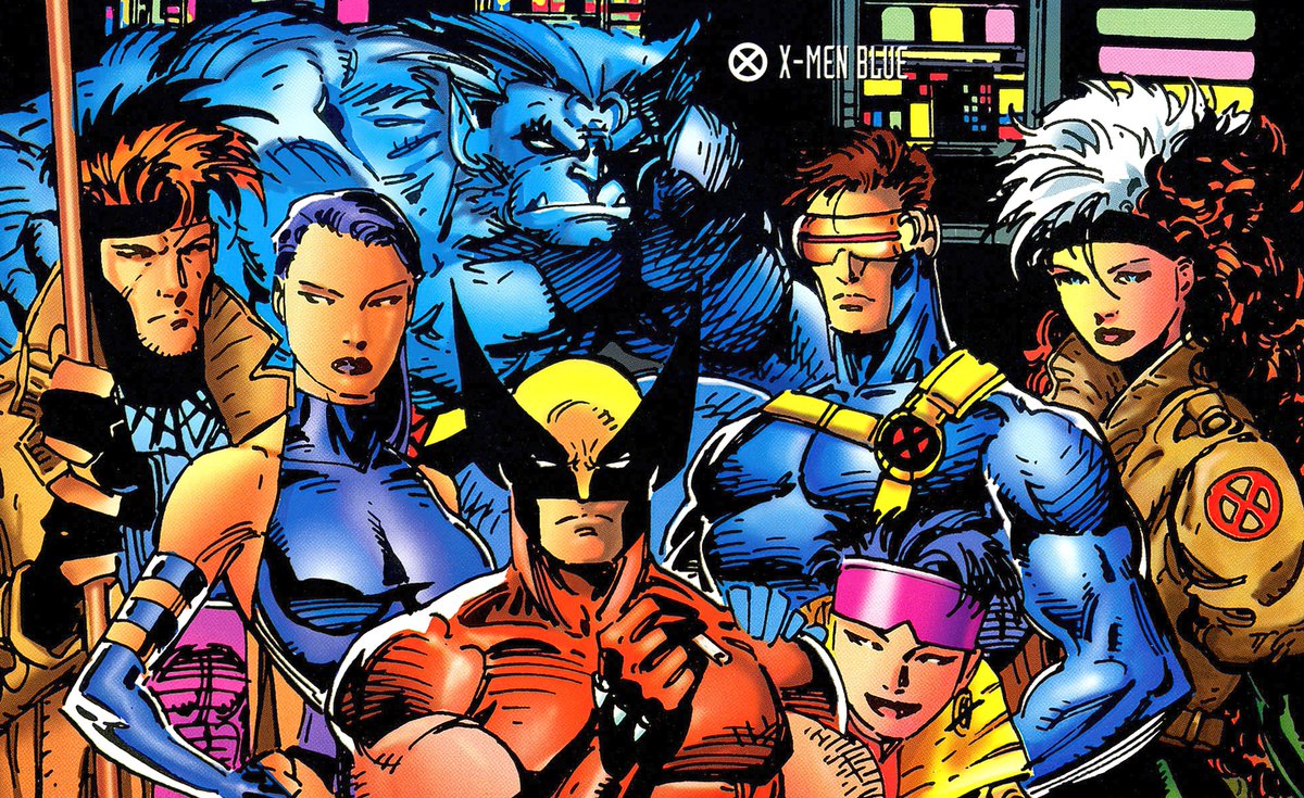 X-Men Blue Team by @JimLee.