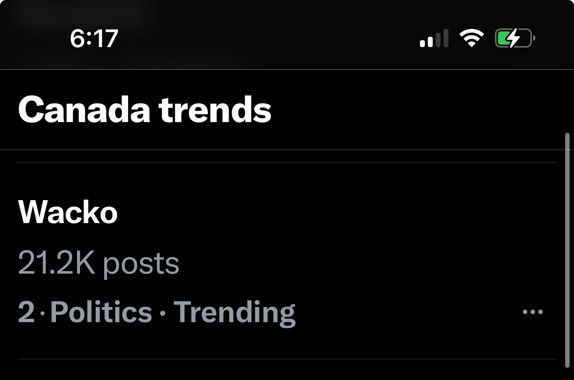 Wacko is trending, and for good reason. Justin Trudeau is a wacko. His policies are wacko. His handlers are wacko. Enough is enough. #CallAnElection #cdnpoli