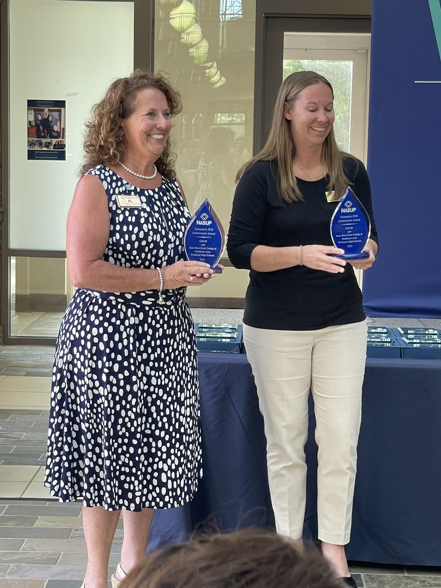 So many blessings! <a href="/IsaacBearECHS/">Isaac Bear ECHS</a> and <a href="/ncseatech/">SEA-TECH</a> representing Innovation in <a href="/NewHanoverCoSch/">New Hanover County Schools</a> with our <a href="/UNCWWatsonEd/">Watson College of Ed</a> partnerships.