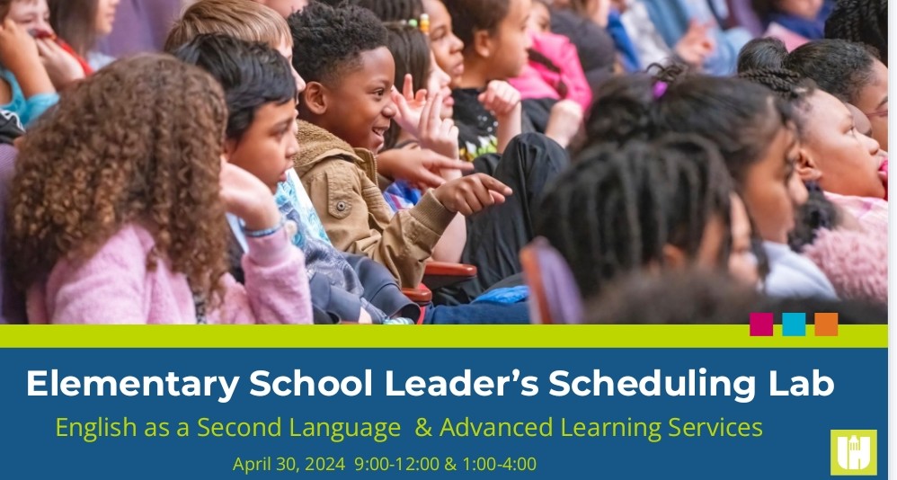 ALS department &amp; ESL department came together to help principals and school teams think about intentional scheduling for AIG students and MLLs for the 24-25 school year.