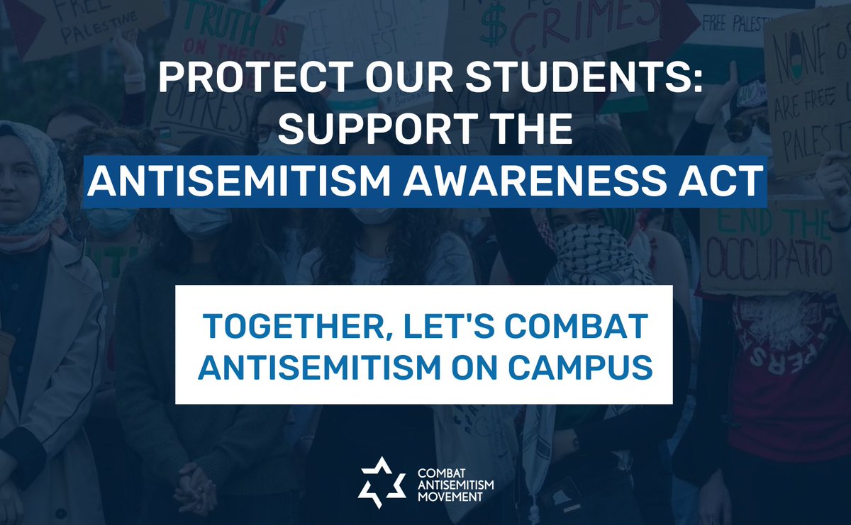 As a community, we must protect our Jewish students from the scourge of antisemitism. The Antisemitism Awareness Act (H.R. 6090) is a crucial step towards ensuring their safety and well-being on campus. Join us in urging Congress to pass this vital legislation. Send a letter