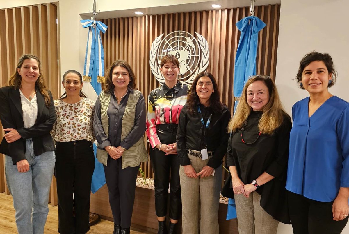 Un honor haber recibido a @julietacorroza, Min. de Desarrollo Humano, Gob. Locales y Mujeres de @GobProvinciaNqn para identificar posibilidades de colaboración entre el Sistema de @ONUArgentina y la Prov. en temas de género, desarrollo humano y territorialización @ONUMujeresArg