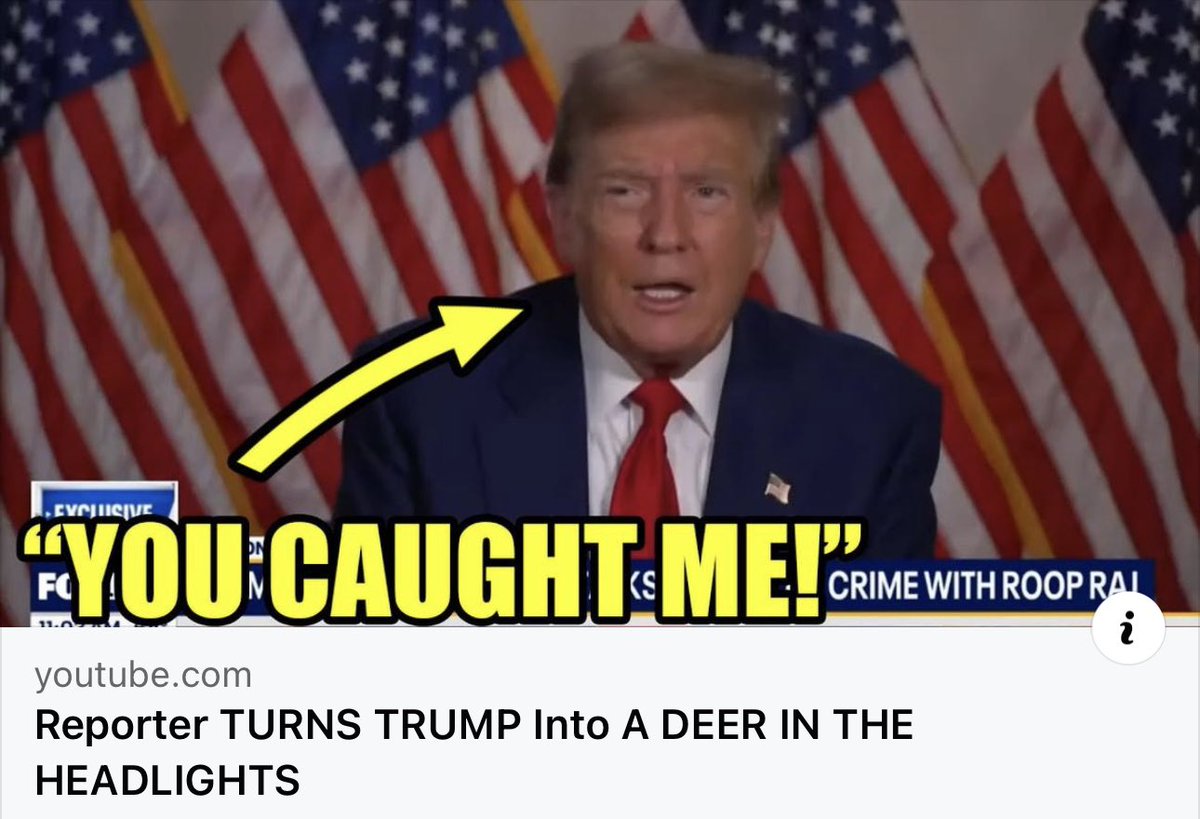 BREAKING VIDEO:🚨🚨🚨A reporter just left Trump STUNNED with a perfect question — and Trump’s response says it ALL! Watch it here: youtu.be/2dyaR0KZwvA?si… Hit the ❤️ and retweet this to thank the reporter!
