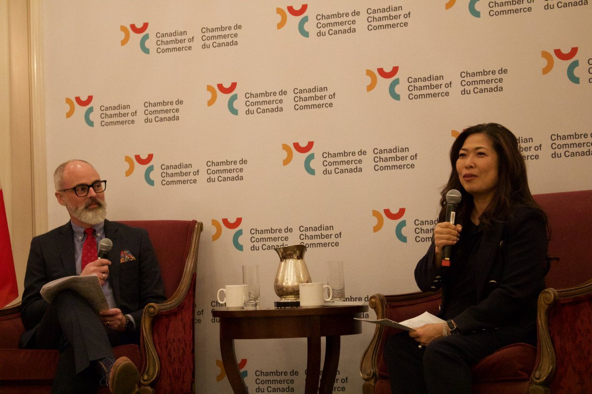 It was an honour to have Minister @mary_ng join us for our #manufacturing event today as she spoke about the importance of the Canada-U.S. business relationship and Team Canada missions, particularly highlighting the new Canada-U.S. engagement strategy. 🇨🇦🇺🇸