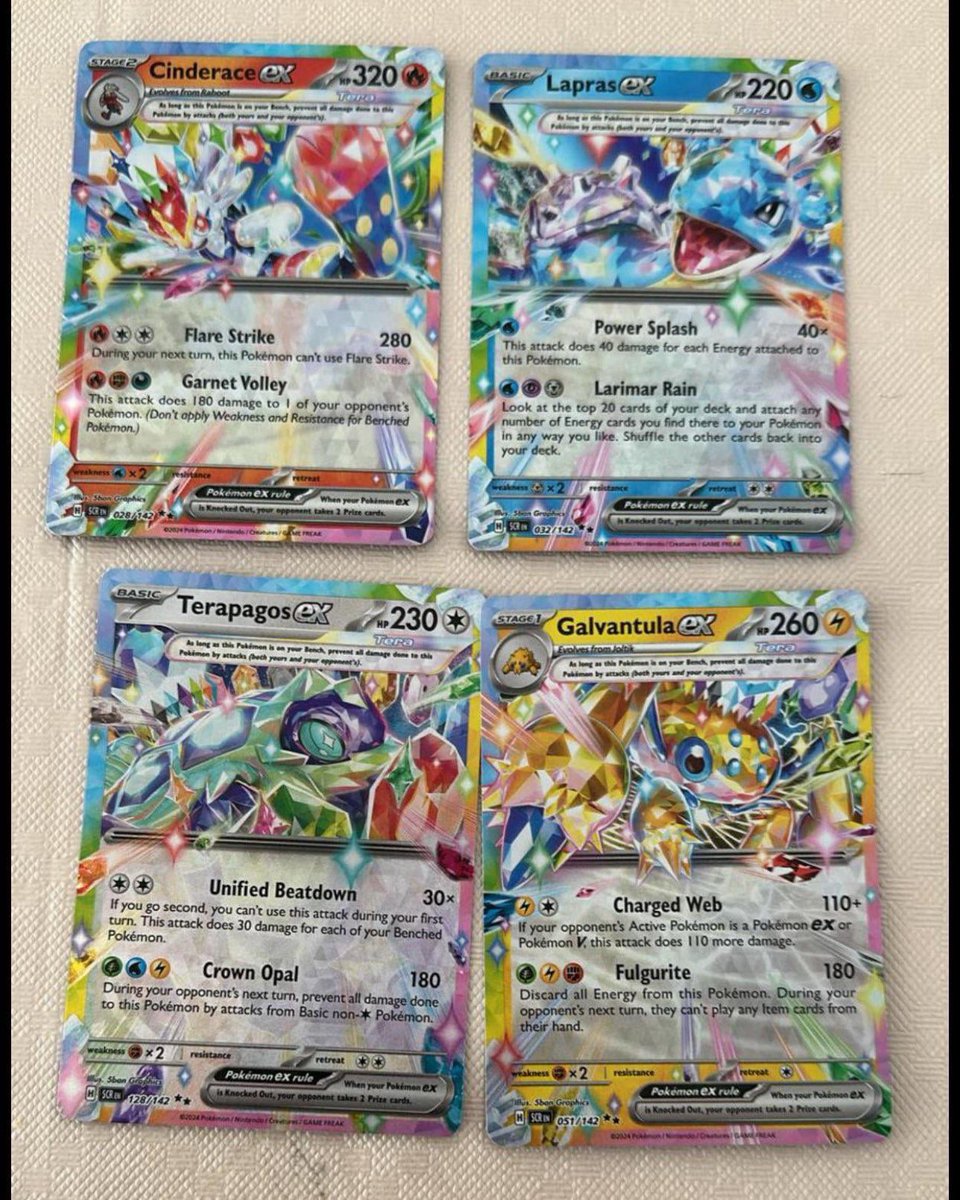 Terapagos ex and Stellar Tera type leaks from TCG