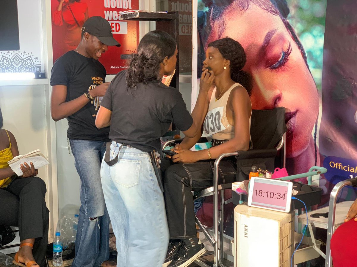 Sierra Leonean makeup artist, Mary Yei Yongai, is currently attempting to break the Guinness World Record for the longest makeup marathon in Freetown. Mary has been perfecting her craft for years and is determined to make her mark in the beauty industry.