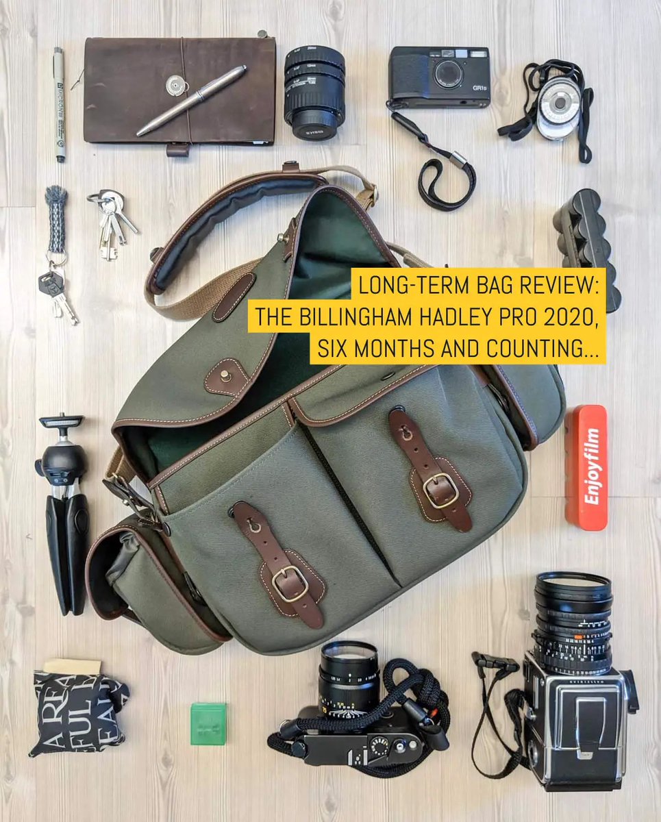 Long-term bag review: The @BillinghamBags Hadley Pro 2020, six months and counting... Read on at: emulsive.org/reviews/gear-r… #shootfilmbenice, #filmphotography, #believeinfilm
